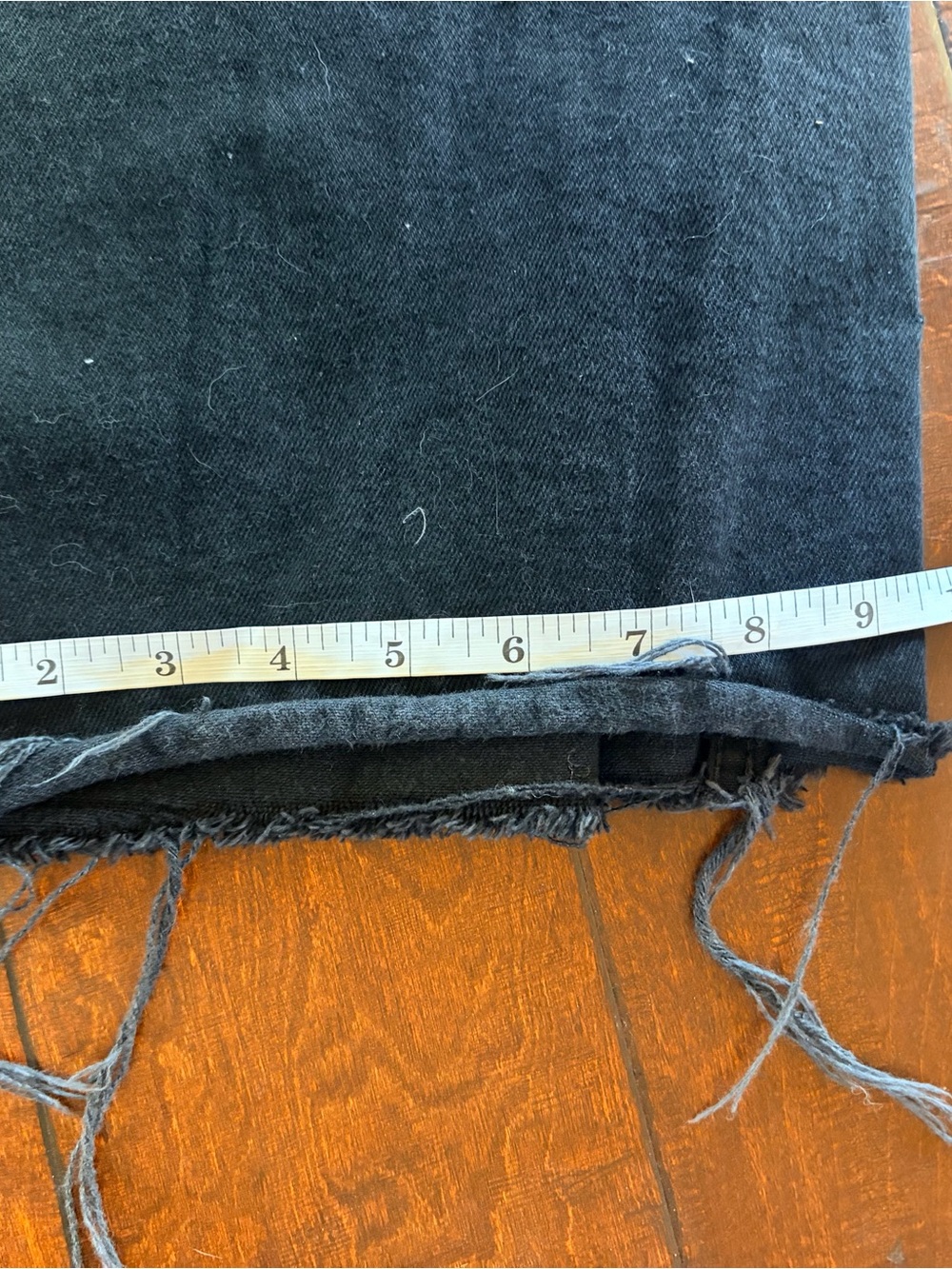 Mango Black Denim Jeans - Wide Leg Style - Picture 6 of 6